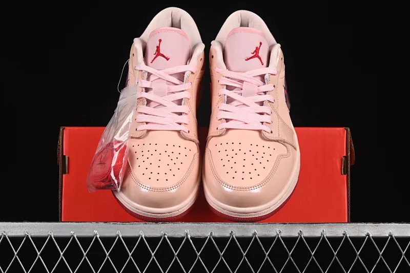 All categories Air Jordan Jordan series basketball shoes Air Jordan 1 Low Air Jordan 1 Low AJ1 Joe 1 Valentine's Day Jelly Pink Low-top cultural basketball shoes HF3174-600